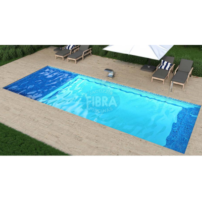 Piscina Especial Calima Con Playa | Fibrapiscinas